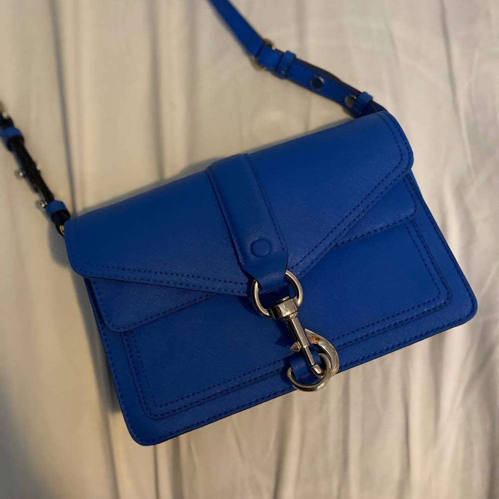 rebecca minkoff blue crossbody bag